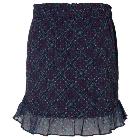 NWT - Quapi - Girls Pink Ruffle Top and Blue Skirt Set - Picture 4 of 5